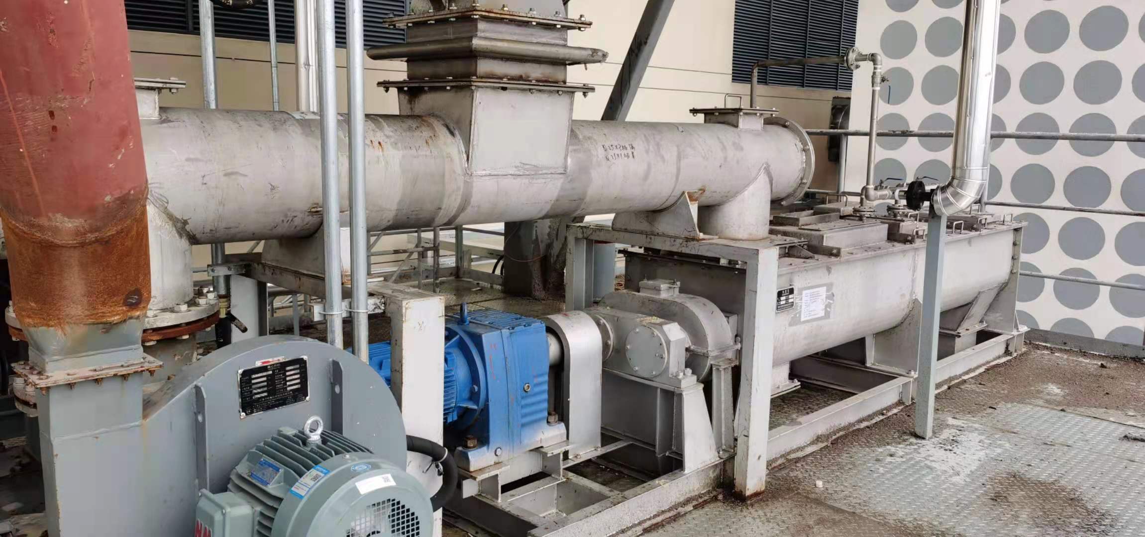 08 上海青浦污泥干化焚燒項(xiàng)目螺旋輸送機(jī)、加濕機(jī)